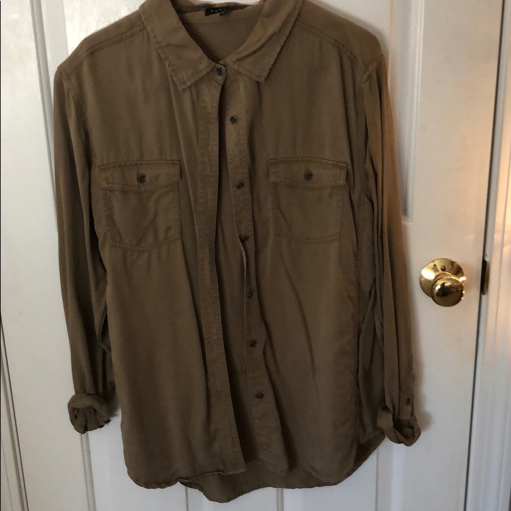 Olive Button Down